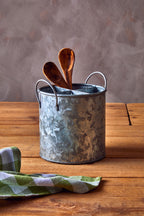 Four Section Galvanised Steel Cutlery Holder