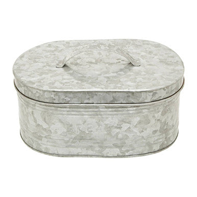 Galvanised Steel Bread Bin