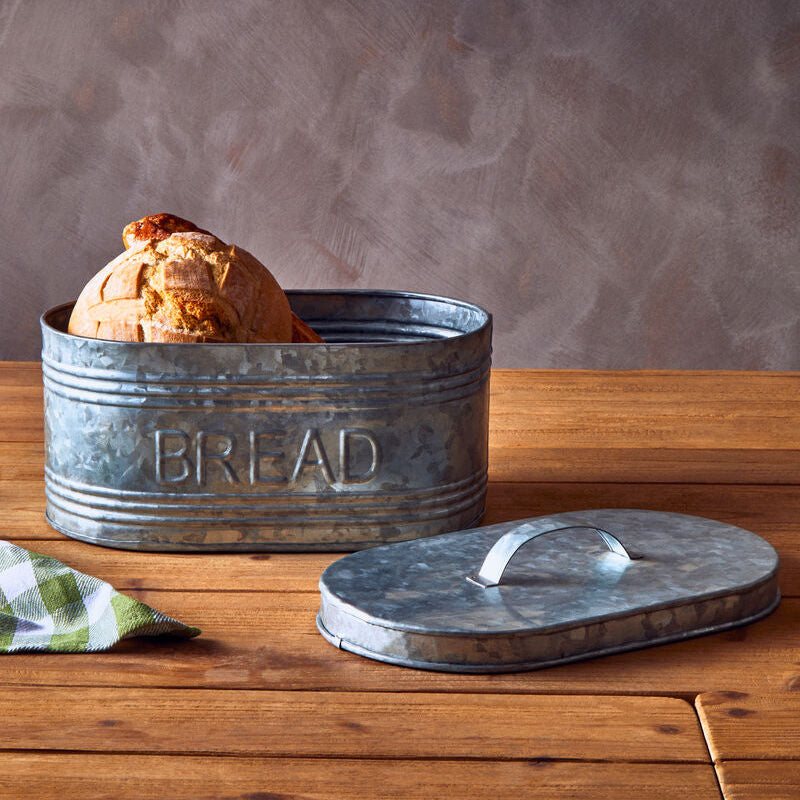 Galvanised Steel Bread Bin