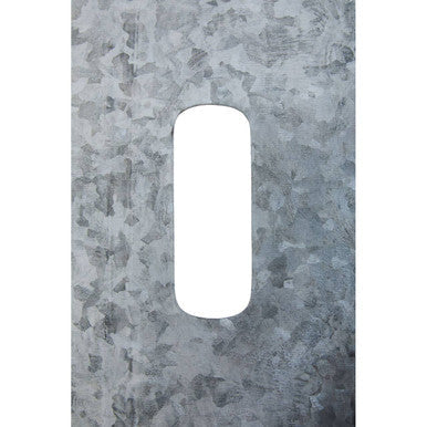 Rectangular Galvanised Steel Tissue Box
