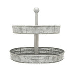 Two Tier Galvanised Steel Cake Stand