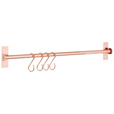 Set of 10 Rose Gold Hanging Hooks