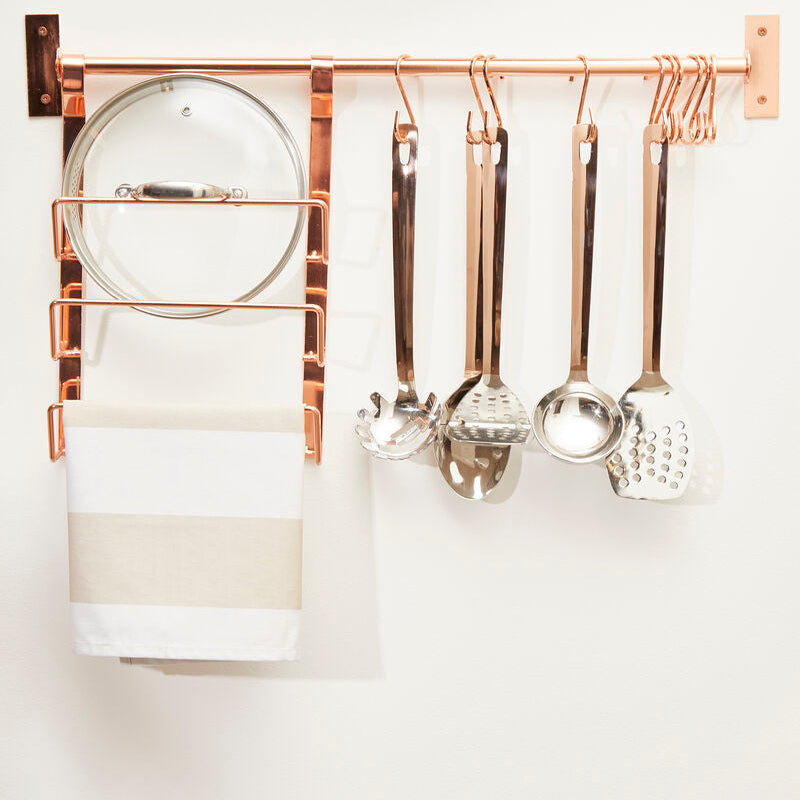 Set of 10 Rose Gold Hanging Hooks