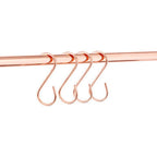Set of 10 Rose Gold Hanging Hooks
