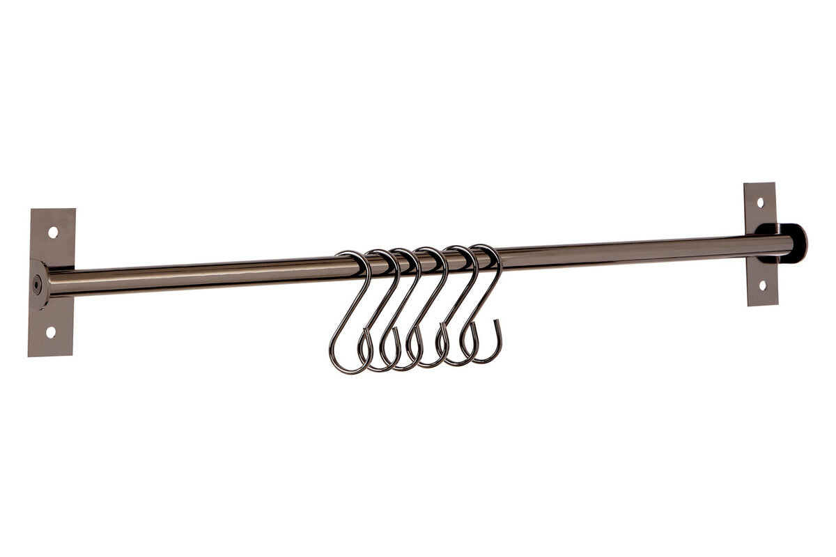 Set of 10 Gunmetal Black Hooks