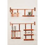 Rose Gold Three Level Hanging Rack