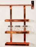 Rose Gold Three Level Hanging Rack