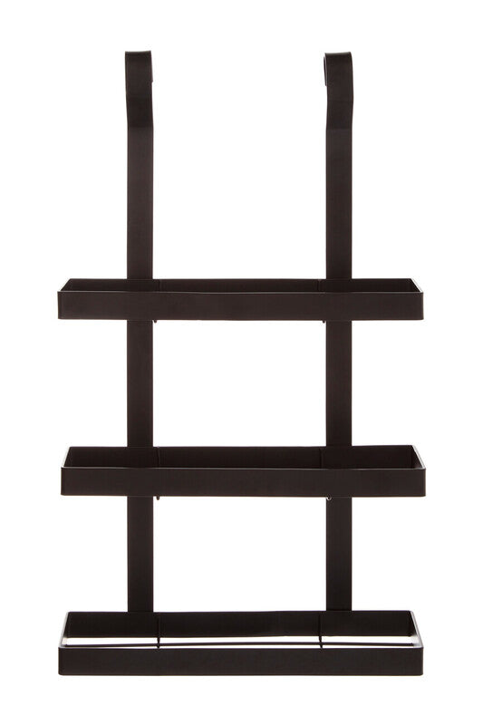 Matt Black Three Level Hanging Rack
