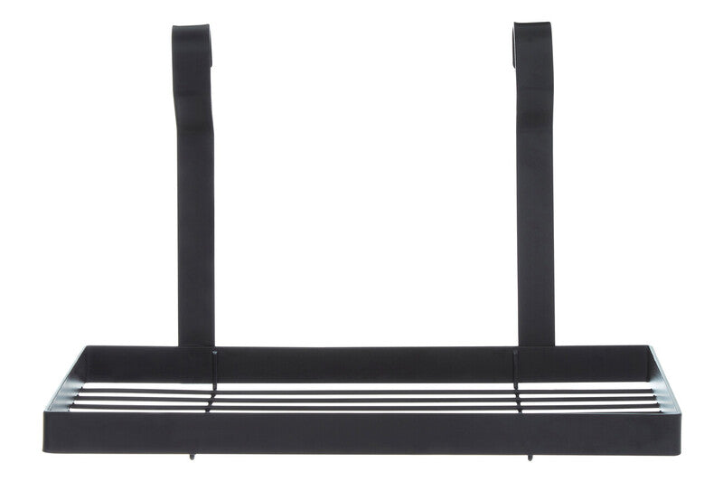 Matt Black Hanging Shelf Storage Rack