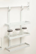 White Iron Three Level Hanging Rack