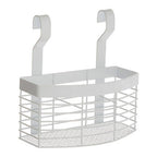 White Iron Hanging Storage Basket