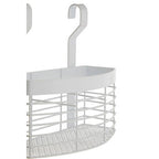 White Iron Hanging Storage Basket