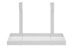 White Hanging Shelf Storage Rack