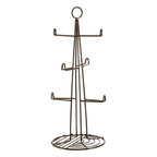 Black Nickel Finish 6 Cup Mug Tree