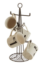 Black Nickel Finish 6 Cup Mug Tree