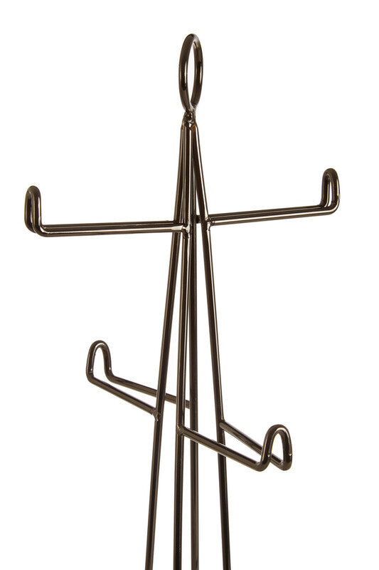 Black Nickel Finish 6 Cup Mug Tree