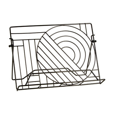Black Nickel Finish Cook Book Stand