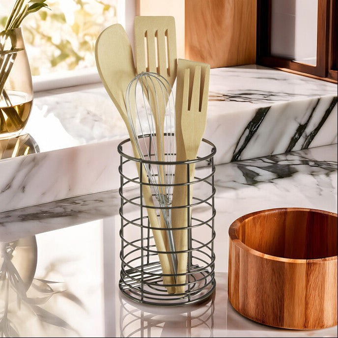 Black Nickel Finish Utensil Holder