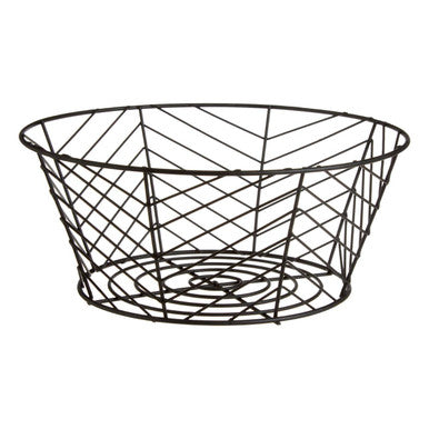 Black Powder Coated Fruit Basket