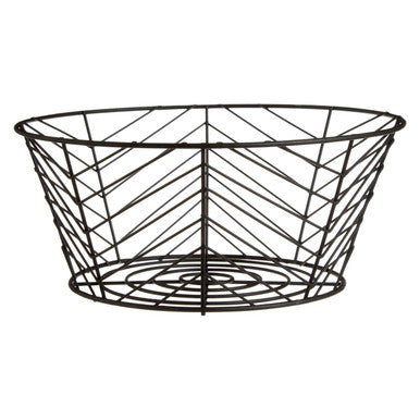 Black Powder Coated Fruit Basket
