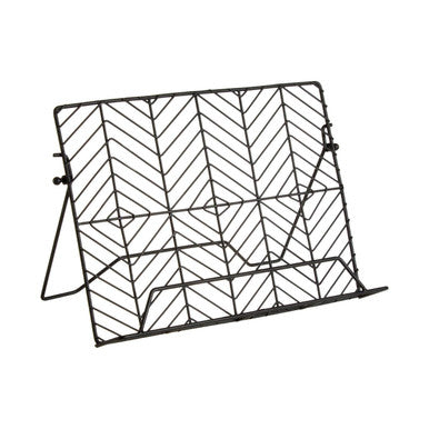 Black Powder Coated Cook Book Stand