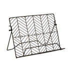 Black Powder Coated Cook Book Stand