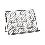 Black Powder Coated Cook Book Stand
