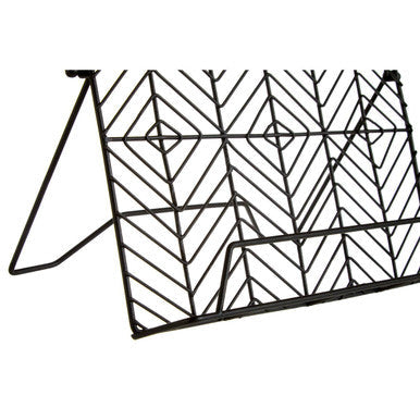 Black Powder Coated Cook Book Stand