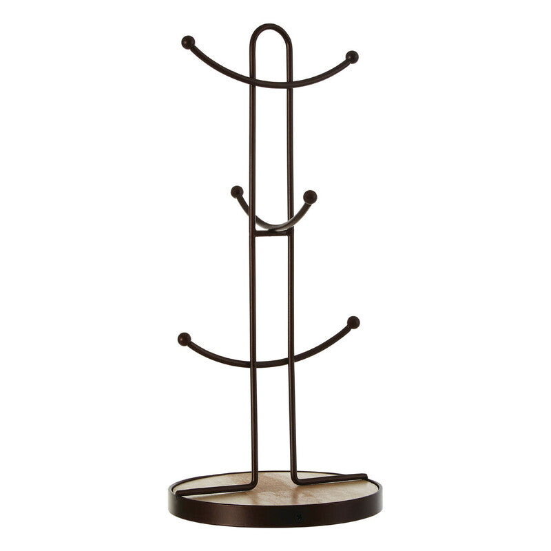 Bronze Powder Coated 6 Mug Tree