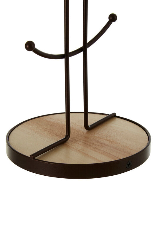 Bronze Powder Coated 6 Mug Tree