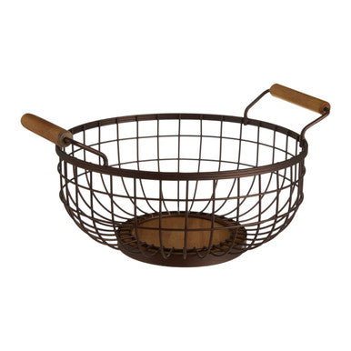Bronze Powder Coated Fruit Basket