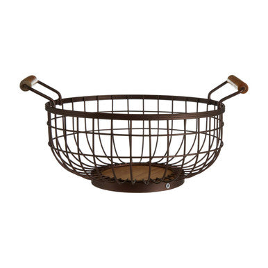 Bronze Powder Coated Fruit Basket