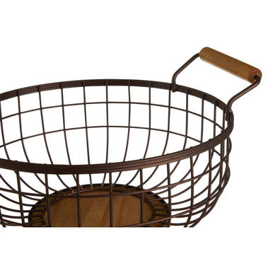Bronze Powder Coated Fruit Basket