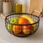 Bronze Powder Coated Fruit Basket