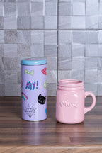 Pastel Pink Storage Canister