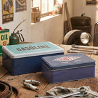 Set of 2 Hot Rod Storage Tins