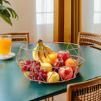 Pink Fruit Basket with Ball Feet