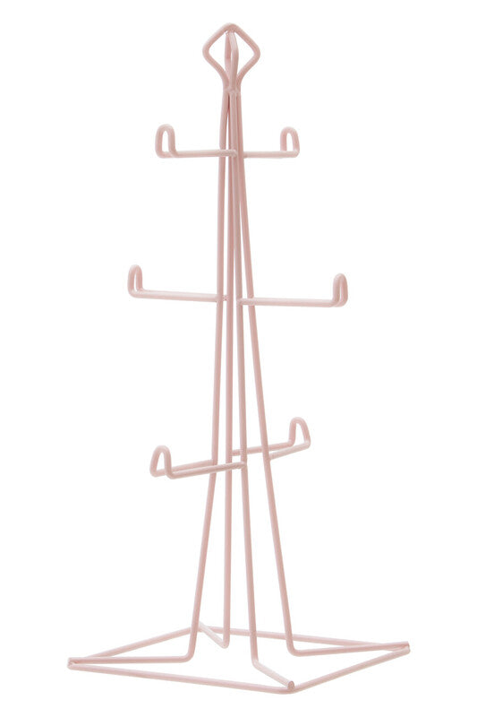 Pink Finish 6 Mug Tree