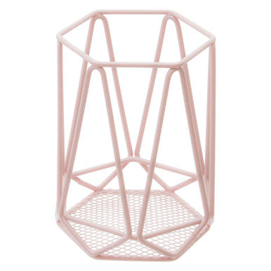 Pink Finish Utensil Holder
