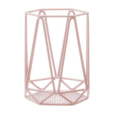 Pink Finish Utensil Holder