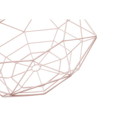Pink Finish Fruit Basket