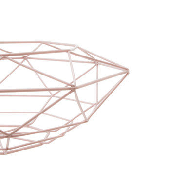 Pink Finish Fruit Basket
