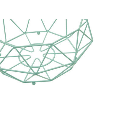 Green Fruit Basket with Ball Feet