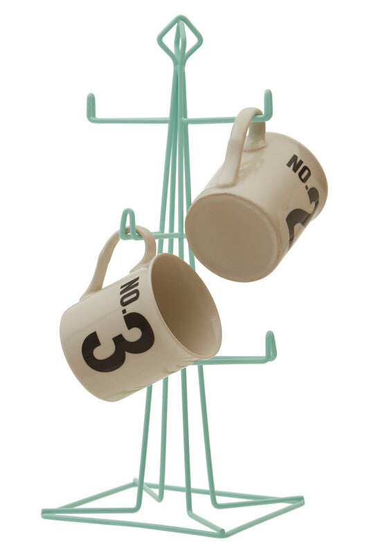Green Finish Mug Tree