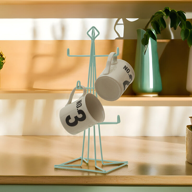 Green Finish Mug Tree