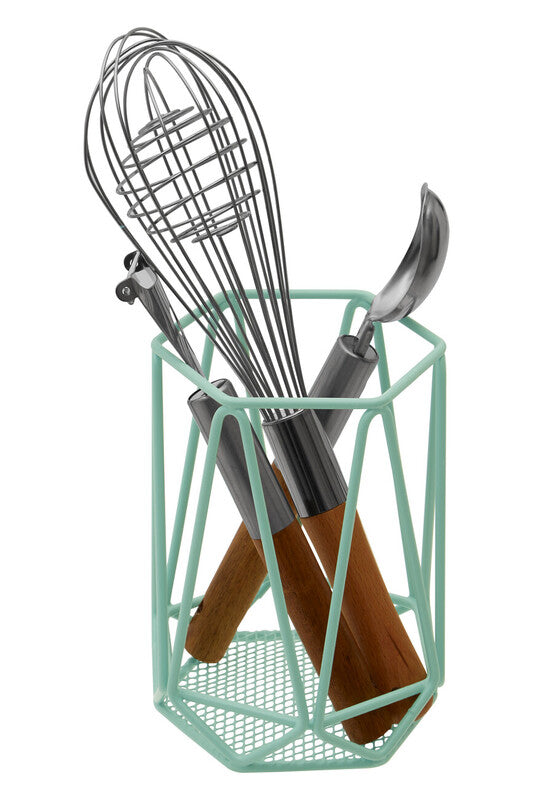 Green Finish Utensil Holder