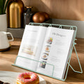 Pastel Green Finish Cookbook Stand