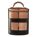 Charcoal And Copper Tea Canister