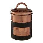 Charcoal And Copper Sugar Canister