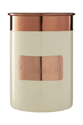 Cream And Copper Stainless Steel Utensil Holder